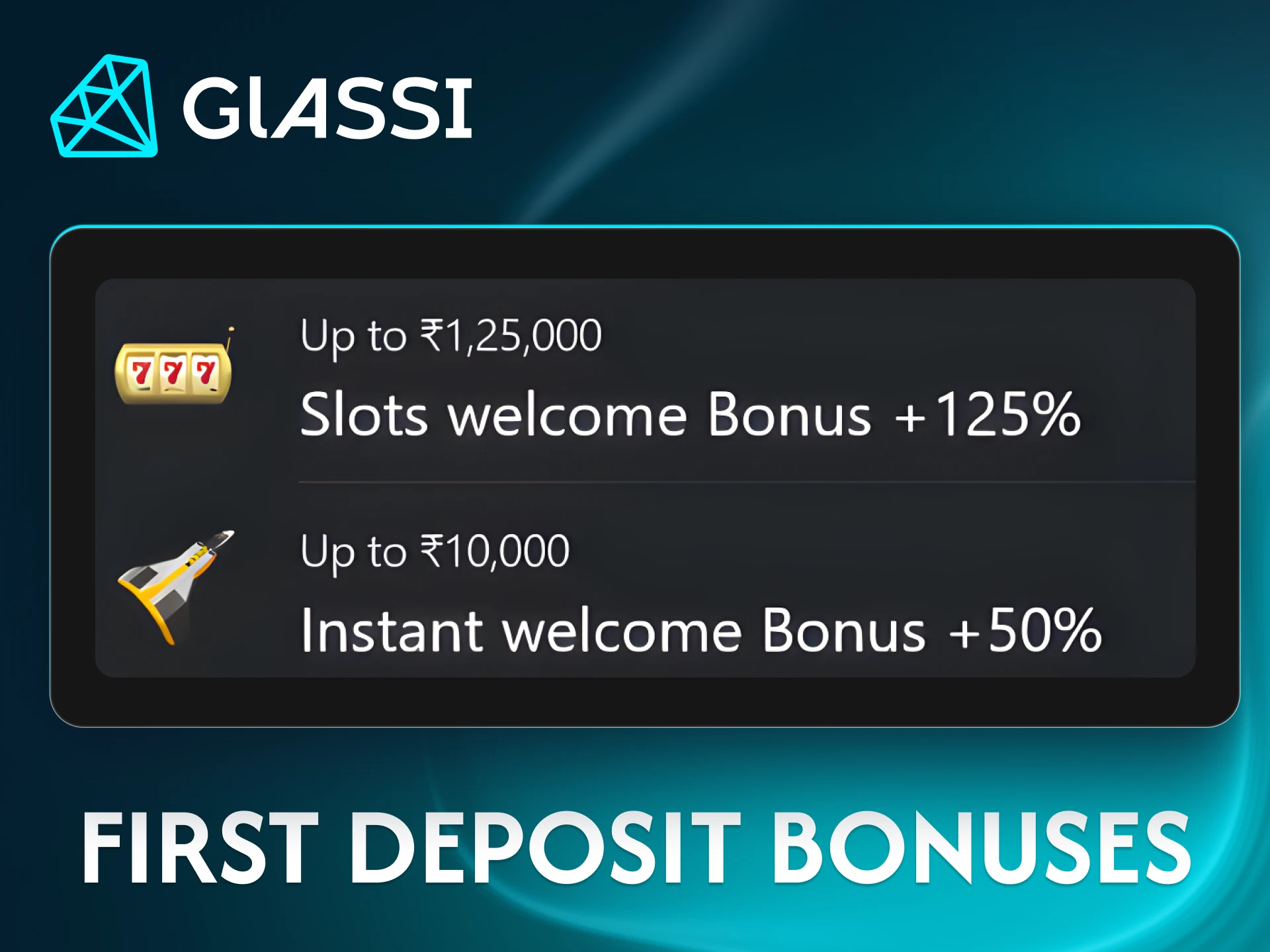 Glassi casino provides new users with rewarding bonus packages.