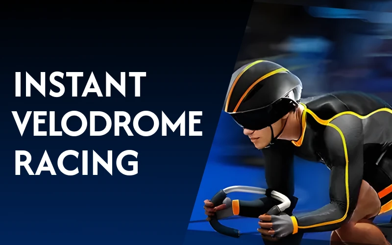 Feel the adrenaline with quick bets on Instant Velodrome Racing at Glassi casino.