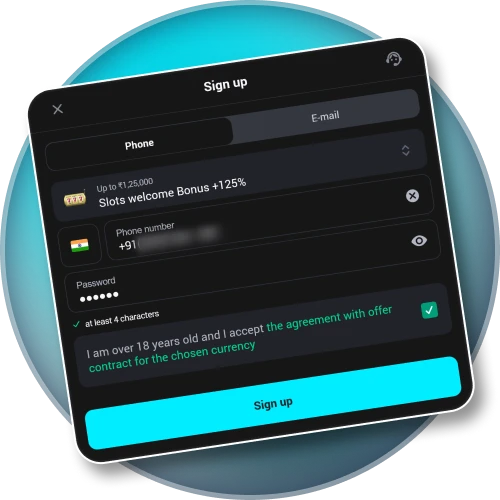 Experience hassle-free registration with Glassi casino.