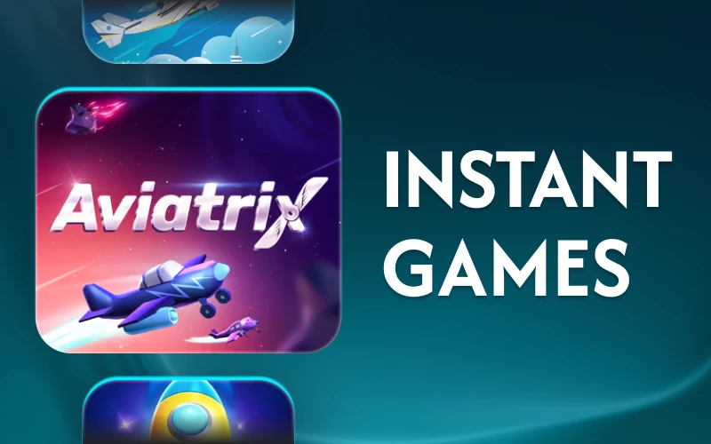 Experience quick gaming with instant games at Glassi casino.