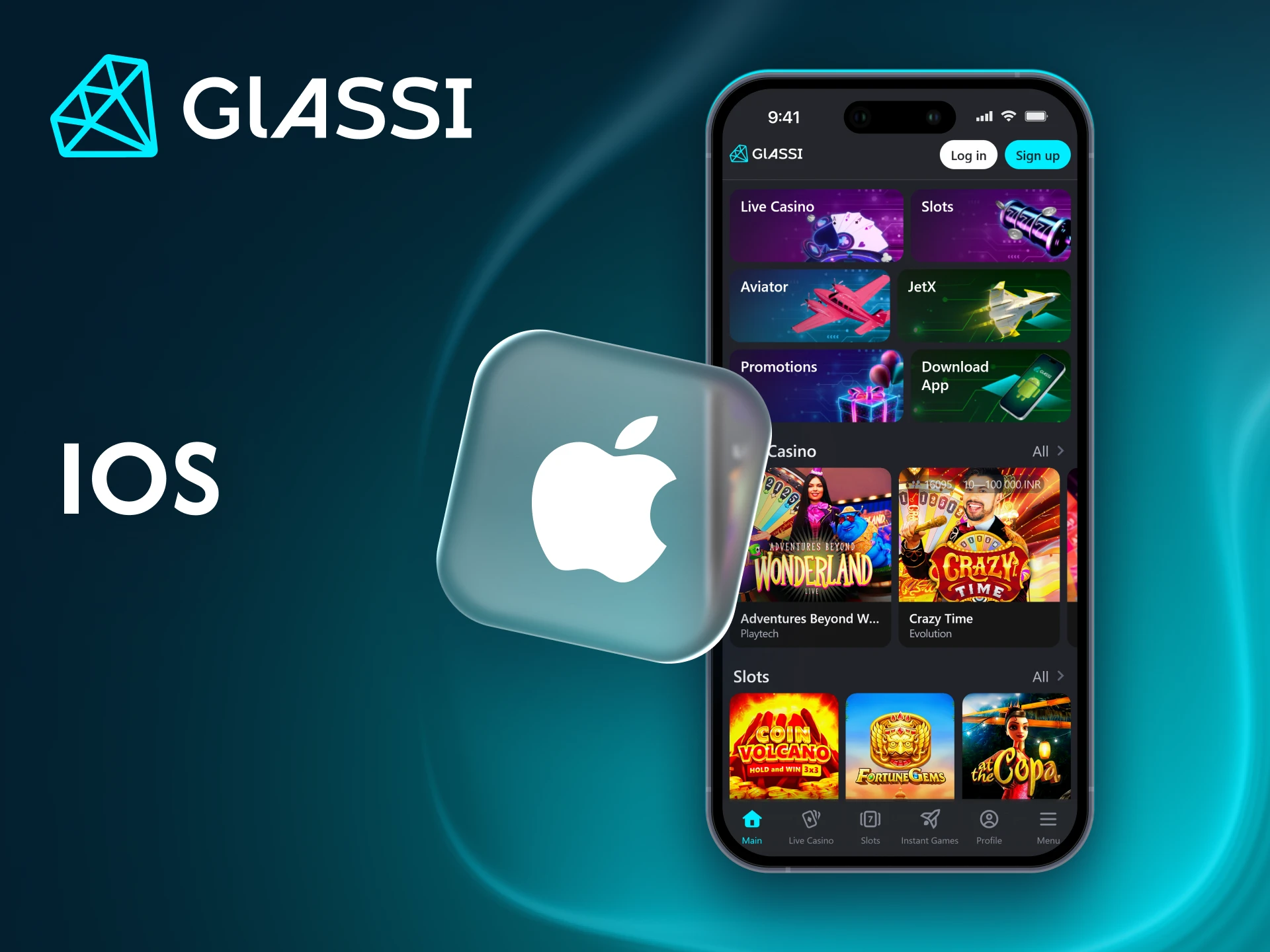 Access Glassi casino on your Apple device in just a few steps.