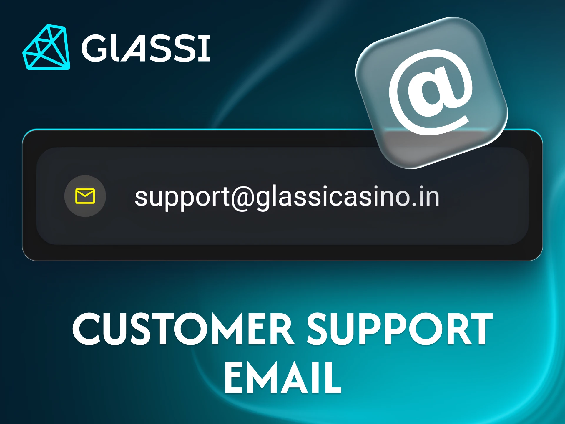 Email Glassi casino support for detailed help on complicated issues.